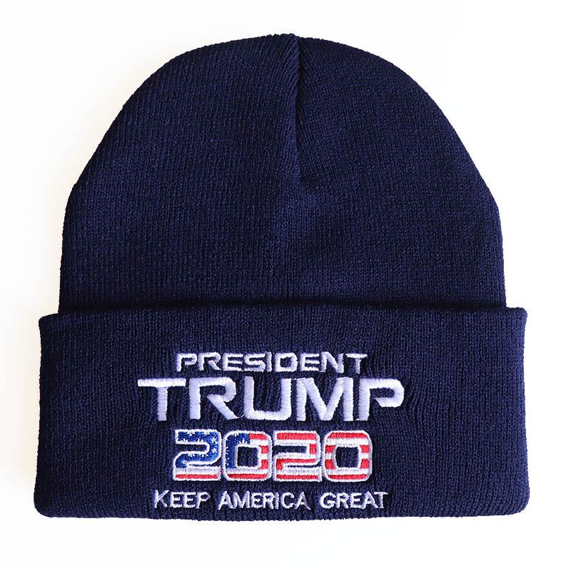 Trump TRUMP Wool Hat Men and Women America great again Embroidered Knit Hat