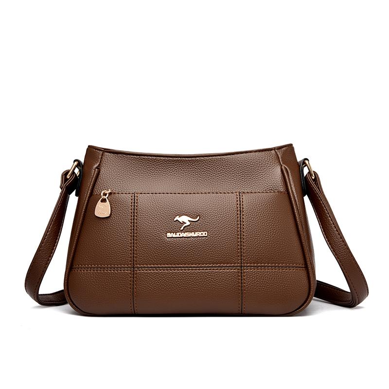 Casual Soft PU Leather Bag, Fashionable Women's Shoulder Bag, Casual Crossbody Bag Suitable for Daily Use, Shopping, Commuting