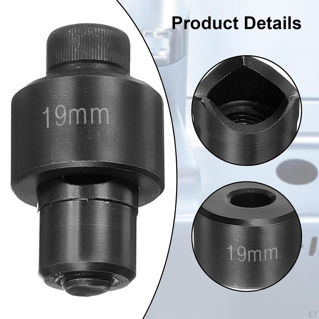 Handheld Metal Sheet Punch Tool, Hexagon Cutter Designed for Aluminum And Steel Plates