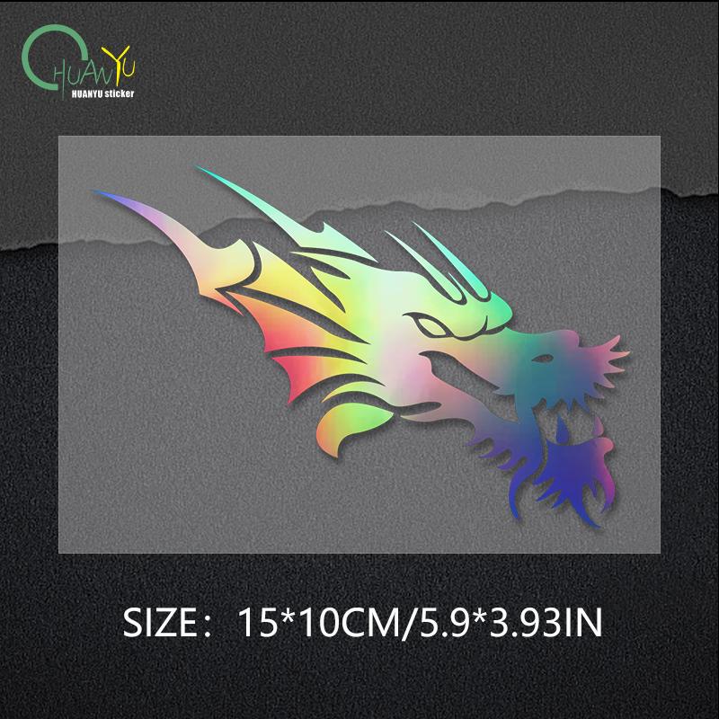 

Наклейки на машину с драконом, значок, наклейка на машину, декор для мотоцикла, внедорожного ноутбука, бара, мотеля, ПВХ-наклейки, водонепроницаемые автомобильные наклейки