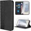 Protective Case - BOOLING - Samsung Galaxy S25 Plus - Black Synthetic Leather - 2 Tempered Glass - Shockproof