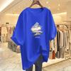 Women's Summer 2025 Pure Cotton Loose Long Sleeve Base T-Shirt