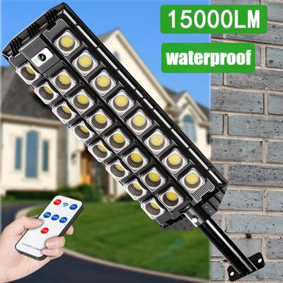 Solar Lights Outdoor Garden 15000 Lumens Lighting House Yard Wall Lamp Waterproof Motion Sensor COB Solar Street Light