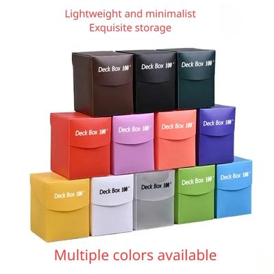 Holds 100+ Deck Trading Cards Box for Game Baseball Card Storage Box Playing Card Carrying Case for Family Party Games Supplies