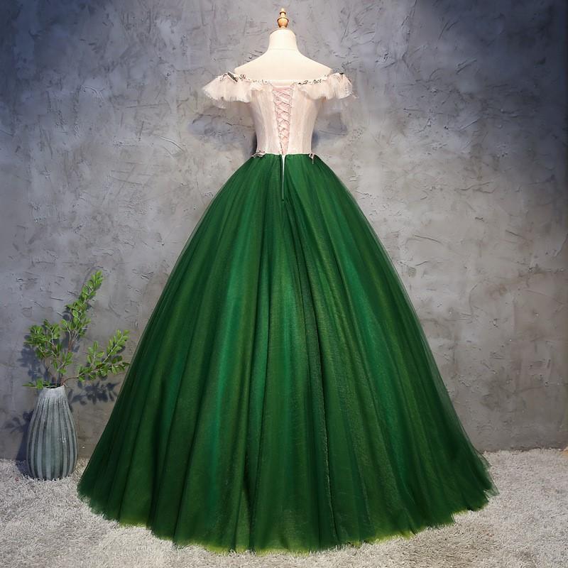 1011 Evening Dress Stage Performance Dress Vocal Solo Art Exam Fluffy Dress Shoulder Skinny Large Size Dress Women