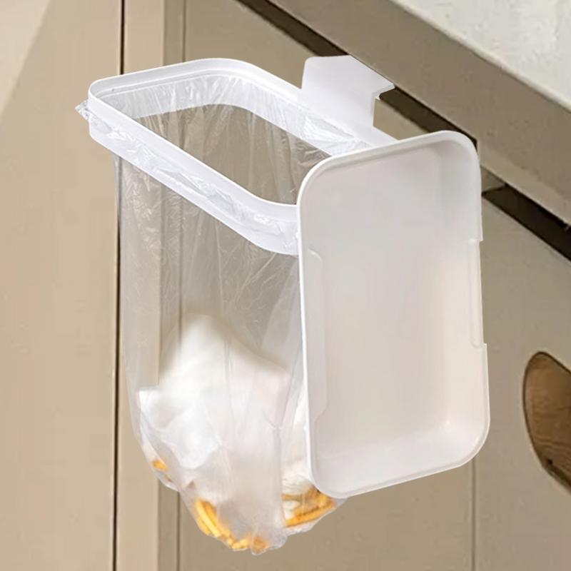Garbage Bag Rack Heavy-Duty Trash Storage Rack Space-Saving Garbage Bag Bracket For Cabinet Garden Kitchen Outdoor Camping