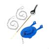 Toilet Baffle Replacement Flush Valve with Chain Waterproof Effective for