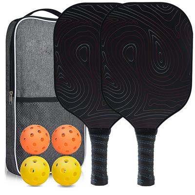 Carbon Fiber Pik Racquet Frosted Outdoor Sports Carbon Pik Racquet Cross Border Gift Set Pickle Ball