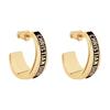 Pendientes Decorativos de Logo Pendientes para Mujer Negros E2281WOMLQD307