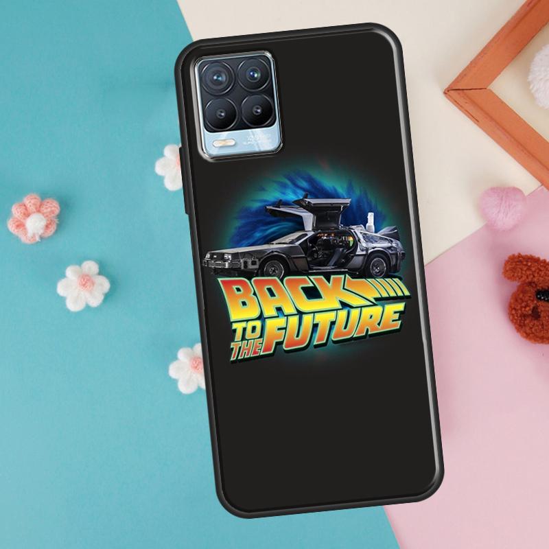 Back To The Future Time Machine For OnePlus 11 10 Pro 10T Nord CE 2 Lite Realme C55 C35 C33 C31 C30 C21Y GT Neo 5 3 2T Case