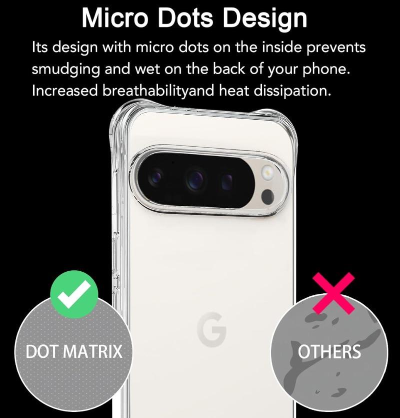 TPU Transparent Case For Google Pixel 10 Pro XL 10 9 8 7 5G Protective Cover Four Corners Shockproof Bumper Coque Fundas