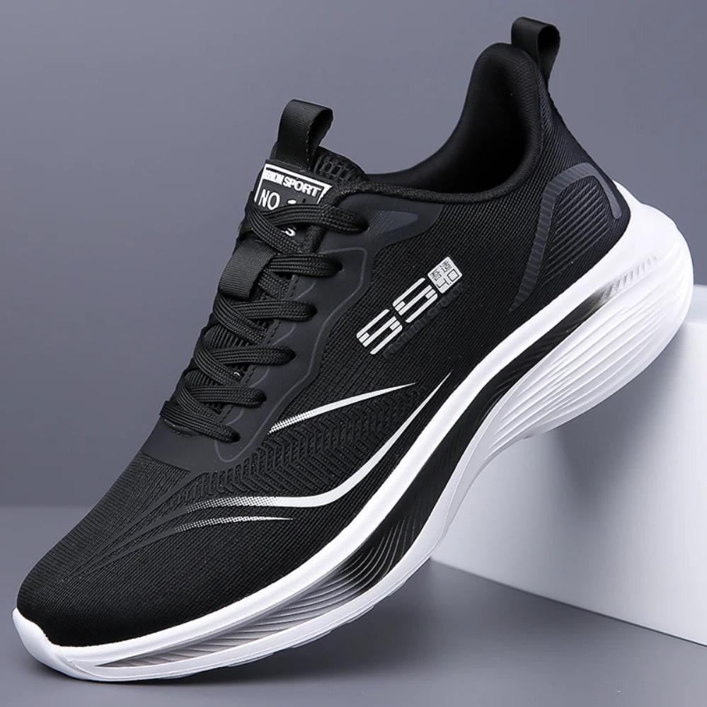 Buty Maratońskie z Płytką Węglową Męskie Codzienne Buty Sportowe Poduszka Powietrzna Luksusowy Pluszowy Komfort Lekkie Sportowe Buty do Biegania Obuwie Męskie