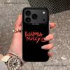 P-Poshlaya M-Molly Band For Black Candy Matte Cover iPhone 17,16,15,14,13,12,11,Pro,MAX,Plus