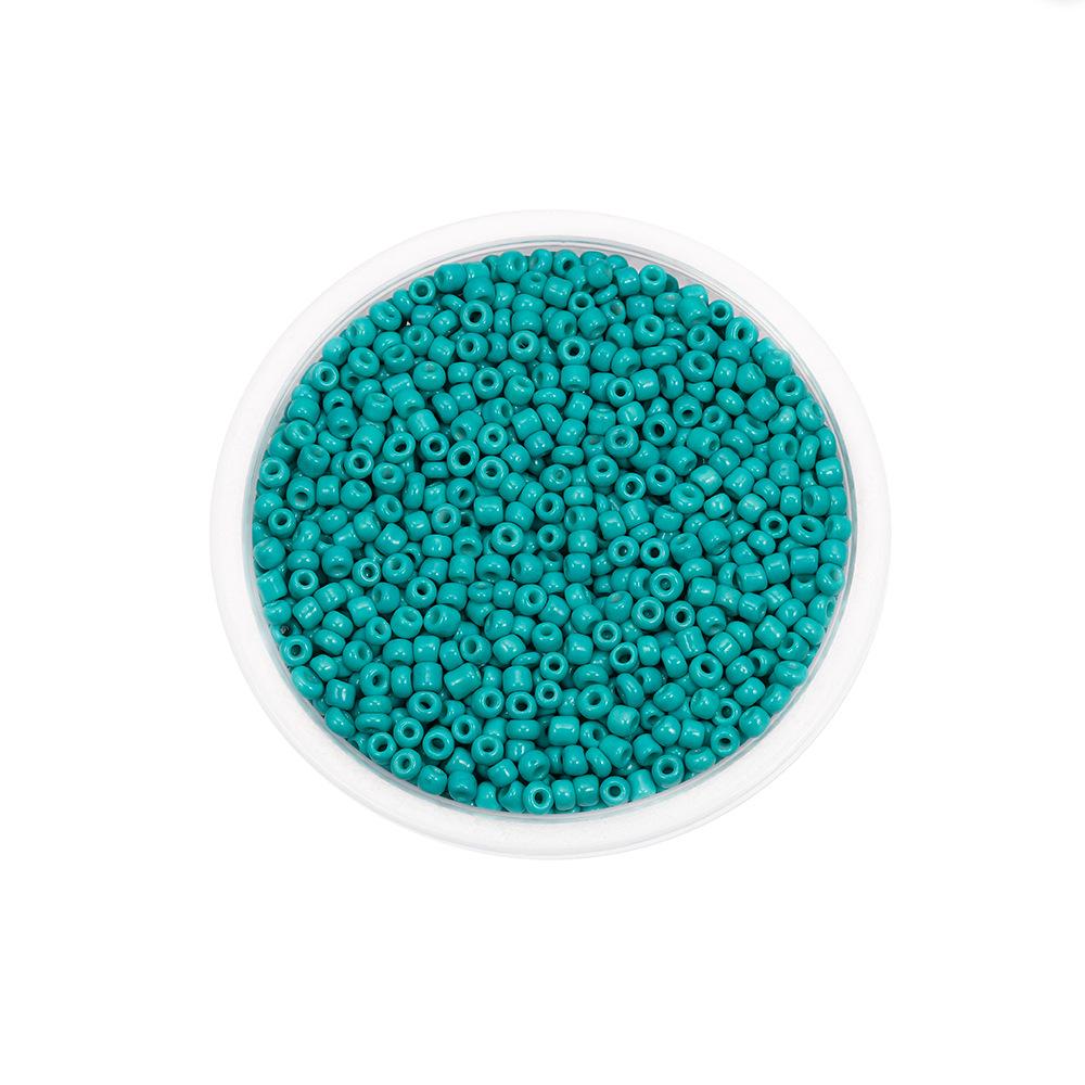 33-Color Solid Glass Beads for DIY Jewelry & Beaded Bracelets