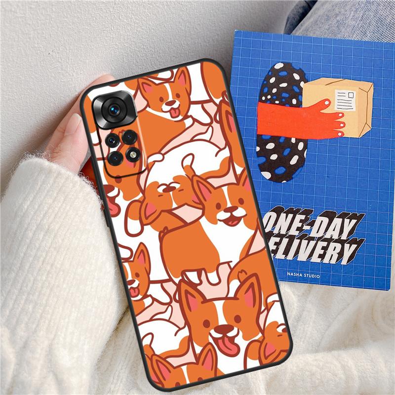 

Cartoon Corgi Funda For Xiaomi Redmi Note 14 Pro 13 9 10 11 12 9S 10S 11S 12S Redmi 13C 10C 12C 14C Case Redmi Note 14 Pro 5G