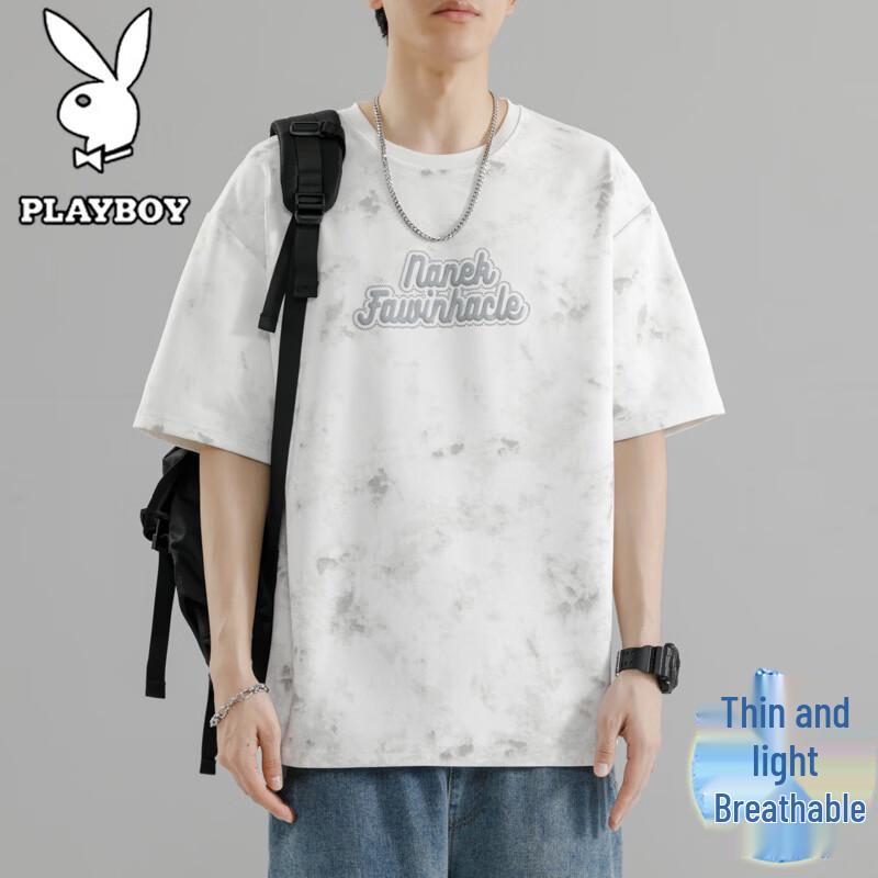 

Playboy Men s Casual Printed Short Sleeve T-Shirt M