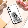 S-Santa M-Muerte P-print   Phone Case For Samsung Galaxy A73,A72,A71,A70,A53,A52,A51,Others Soft Black Shell