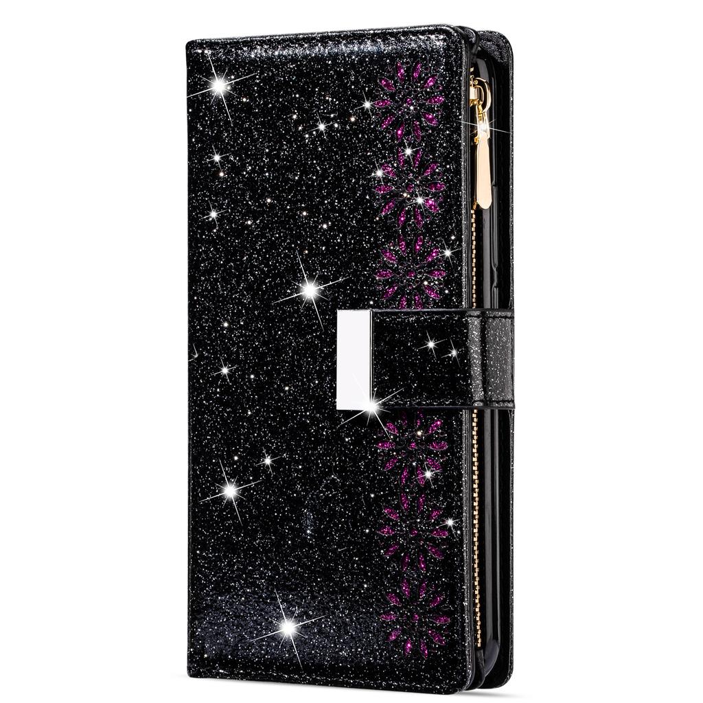 For Samsung Galaxy S25 Case Starry Sky Carving Leather Wallet Phone Cover