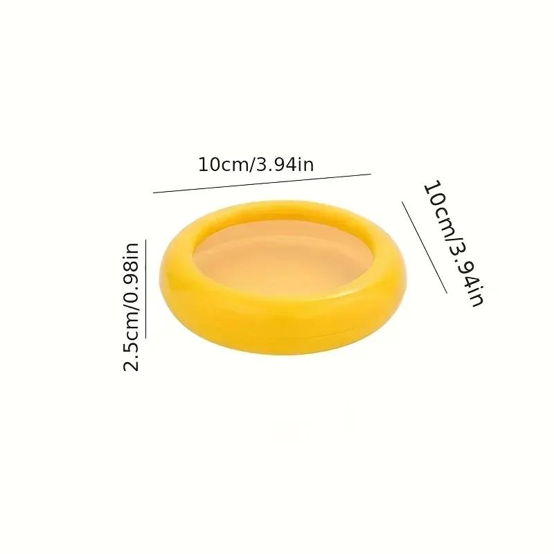 

1/4 шт. Хранилище для лука, Держатель для авокадо, Многоразовые контейнеры для хранения, Хранитель авокадо, Хранитель помидоров и Держатель для лимона для холодильника жёлтый