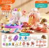 Spiel Einhorn Teig Set Eis Nudelmacher DIY Ton Werkzeuge Ungiftig Montessori Lernspielzeug Für Kinder Mädchen