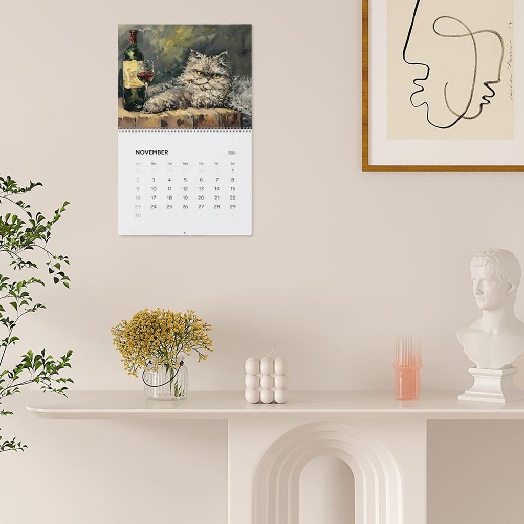 2026 Drunk Cats Calendar with Drunk Cats Images Family Planner Calendar Planner for Cat Lovers Organization & Planning