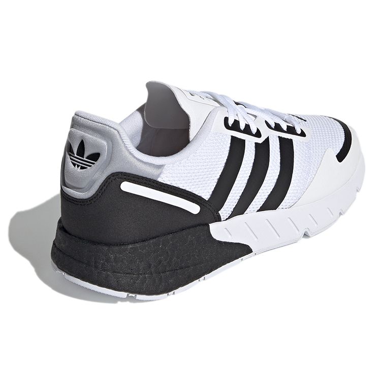 Adidas ZX 1K Boost Λευκά Μαύρα Unisex Αθλητικά Παπούτσια Cloud-White Core-Black Halo-Silver FX6510