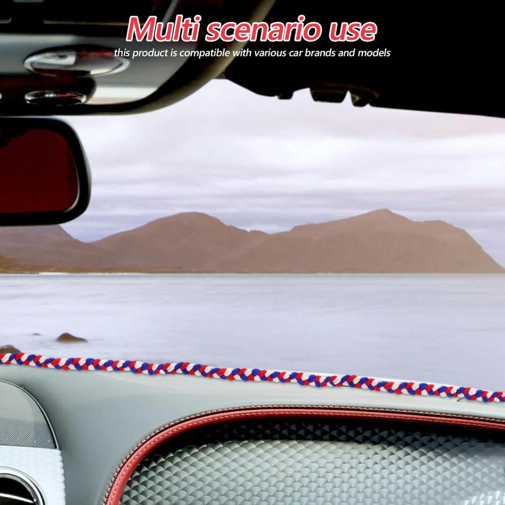 Zerodeko Car Front Gear Water Absorbent Rope 78.7 Inches High Density Microfiber Towel for Automotive Window Tinting and Bumper Cleaning