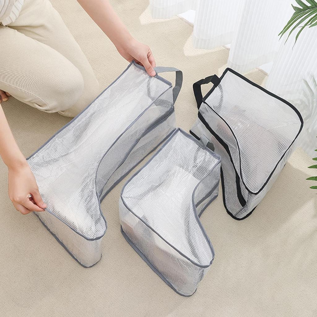 Úložná taška na botu Přenosný zip Vodotěsný Ochrana proti vlhkosti Odolná proti prachu Těsnění Neplísňový stojící kryt boty na výlet