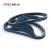 Blue Sanding Belts 10pcs 120# 40# 60# High Quality