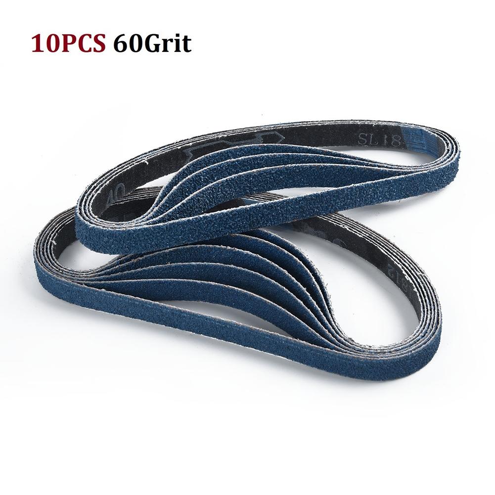 Blue Sanding Belts 10pcs 120# 40# 60# High Quality