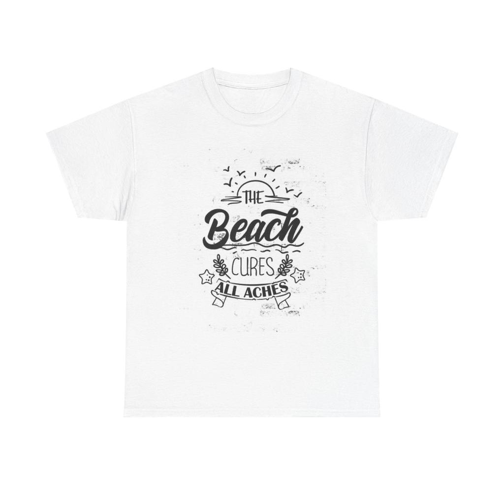 Men's and Women's T-shirts The Beach Cures All Graphic