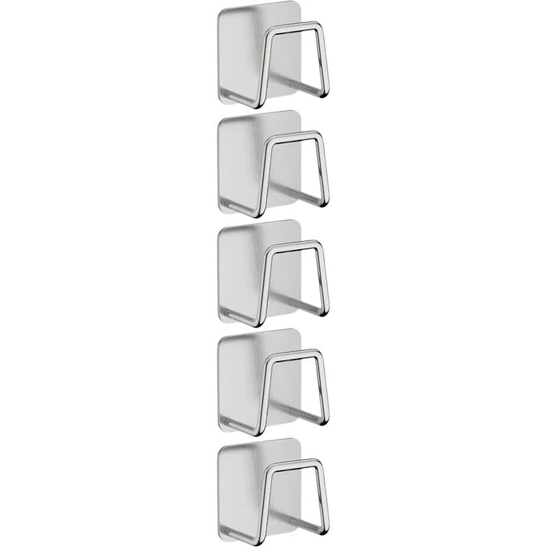 Kitchen Sponge Holder Self Adhesive Sink Rag Drain Drying Rack Wall Hooks Wire Ball Organizer Bathroom Storage Home Organizer