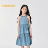 Barabara Mädchen Sommer 2025 Neckholder Denimkleid