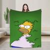 The S-simpsons Warm Blanket Picnic Plush Throw Blanket Novelty Couch Chair Flannel Bedspread Sofa Bed Cover
