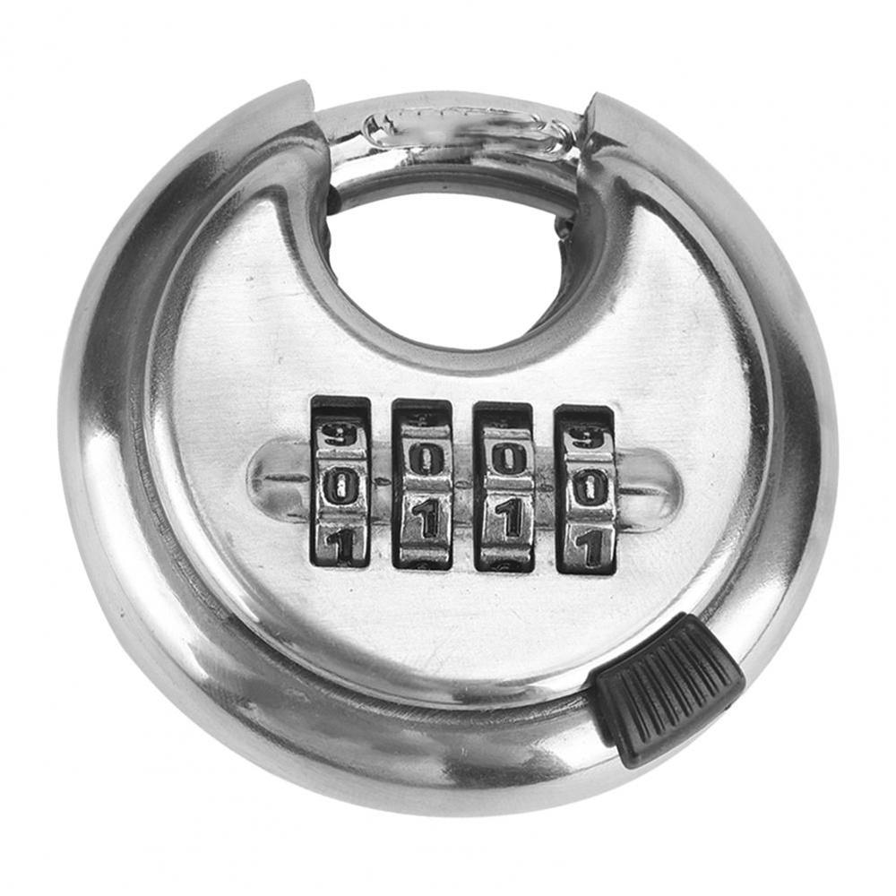 70mm 4-Digit Combo Disc Lock Stainless