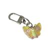 Cute Cartoon Colorful Smile Butterfly Keychain Resin Bag Charm for Women Girls Trendy Accessories for Friend