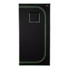 VEVOR Indoor Grow Tent, 100 x 100 x 200 cm, 600D High Reflective Mylar, Indoor Plant Tent with Observation Window, Floor Tray & Zipper