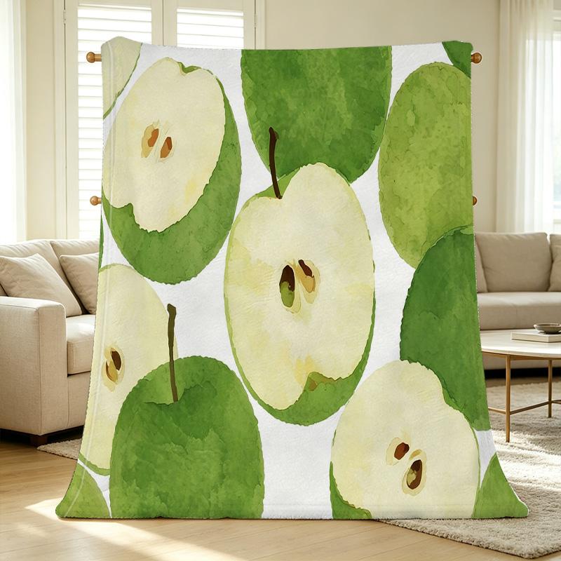 Plush Flannel Throw Blanket,Soft, Skin-friendly, Machine Washable, Warm, Perfect for Home, Office, Christmas & Halloween Decor
