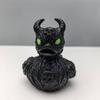 Devil Skull Duck Resin Figurine Gothic Home Decor Halloween Party Ornament