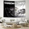 Rainbow Six Siege Nyomtatott Faliszőnyeg, Háttér, Könnyen Felszerelhető, Ideális Hálószobába, Irodába és Nappaliba, Esztétikus Falra Akasztható Díszekkel.