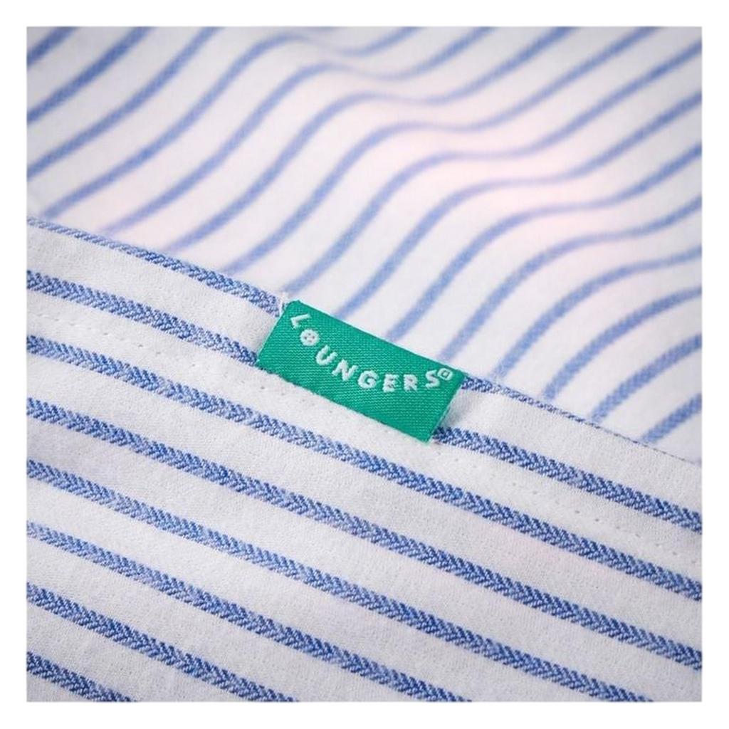 Loungers Unisex Adult Organic Cotton Striped Lounge Shorts