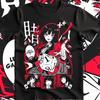 2026 Sommer Kakegurui Einseitiges T-Shirt Yumeko Jabami Glücksspiel Anime Print Übergroßes Baumwoll-T-Shirt Für Glücksspiel Anime Fans