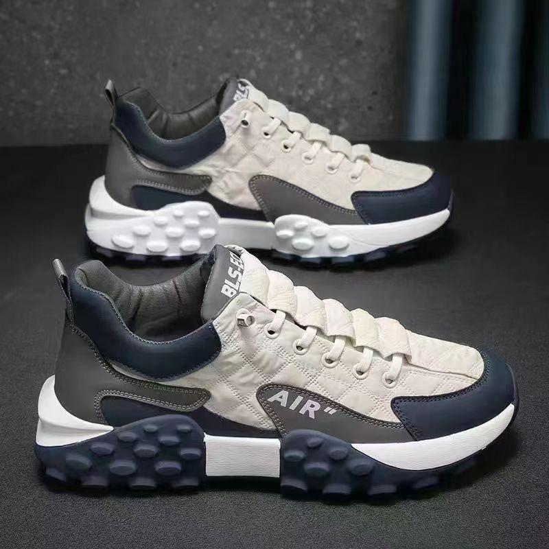 Men's Shoes Low-top Men's Casual Sports Shoes Fashion Lace-up Dad Shoes Comfortable Soft-soled Running Shoes Men