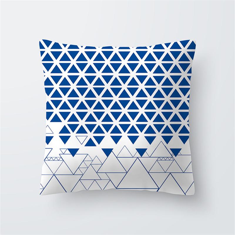 Blue Ocean Starfish Animal Print Pattern Cushion Cover for Home Living Room Sofa Bedroom Decoration Throw Pillow Cover