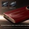 Huawei XT Phone Case, Matext Three-Fold Camera Full Coverage Magnetic Leather Anti-Drop Ultra-Thin Frame