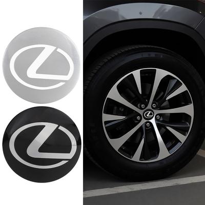 56mm Car Badge Wheel Center Cover Sticker Hub Caps Decal For CT200h NX300h RX300 RX330 EX300h F Sport IS RX GX460 ES300