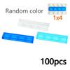 DIY Transparent Clear Building Blocks Smooth Thin Bricks Compatible with Leading Brands
