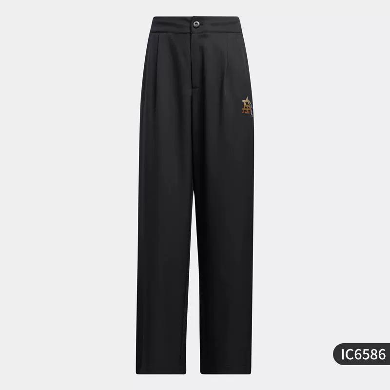 Adidas/Adidas Official Authentic Trefoil Women s American Retro Style Sports Pants Ic6586 S