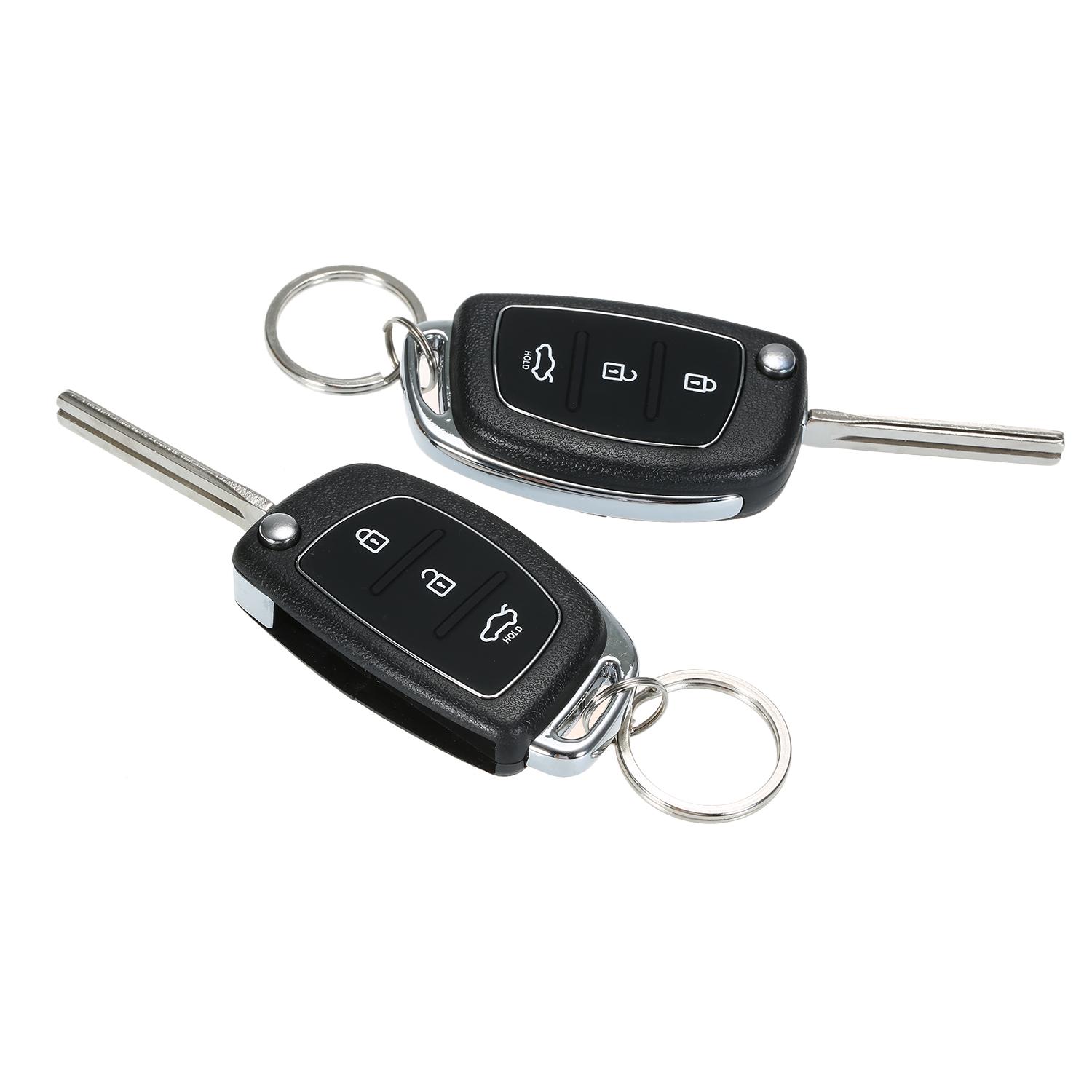 Kit Chiusura Centralizzata A Distanza Per Auto 4 Porte | Keyless Entry + Antifurto Con Sensore Urto | Universale Per Auto 12V