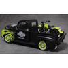 Maisto 1:24 Harley-Davidson Pickup Truck & Motorcycle Diecast Model Set, Green Black, 1 Set